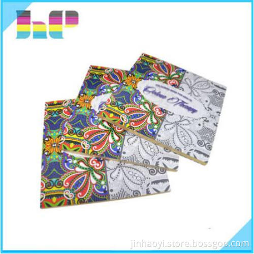 OEM adult coloring books printing CMYK book printing services